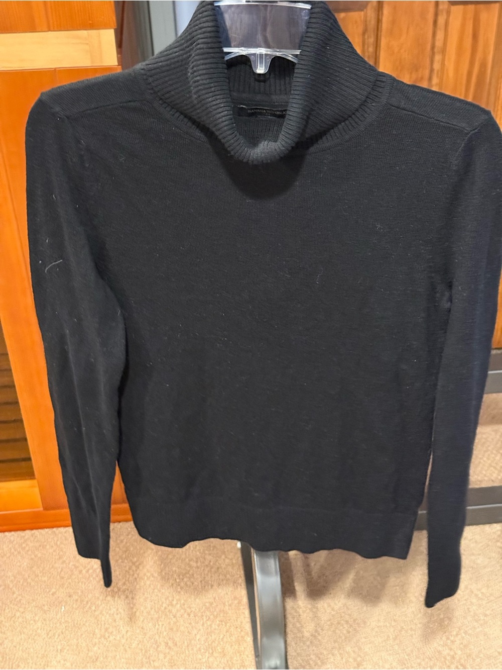 Banana Republic Women’s Black Turtleneck Sweater